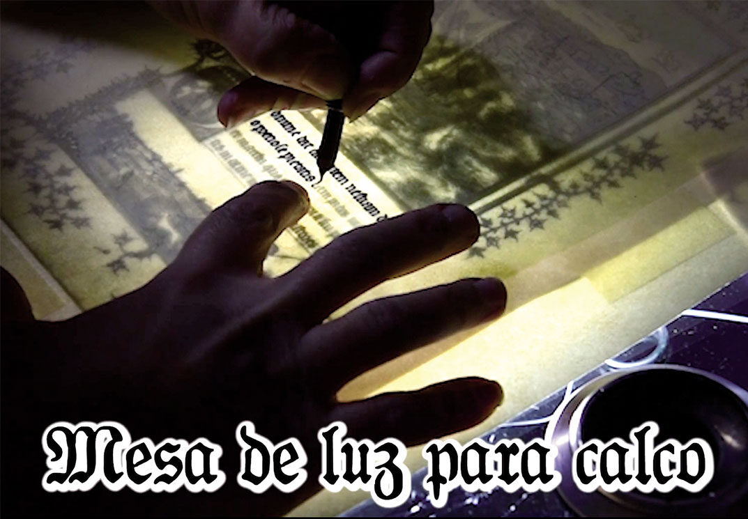 caligrafía en la elaboración de facsímiles de manuscritos y libros antiguos